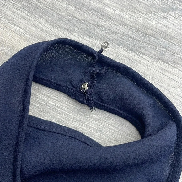 J. Crew Flowy Tank Top, navy - Picture 3 of 6